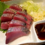 もつ焼 あぶさん - 釣りたてマグロ刺