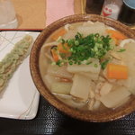 讃岐うどん 條辺 - しっぽくうどん２玉＋ちくわ天 2011/2