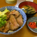 イトウコーヒー店 - ローストビーフ丼セット