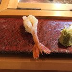 すし 堺 - ランチ特選にぎり（牡丹海老）