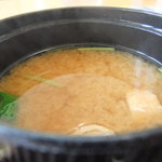 然の膳 - お味噌汁も熱々