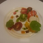 チミケップホテル - 津別産トマト、豆腐とモッツァレラムース