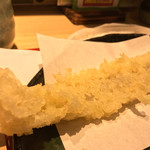 味奈登庵 - オタノシミの穴子天ぷら♡  
      このお値段の蕎麦屋さんでこういう天ぷらを食べられるンだから、ありがたいかぎり。