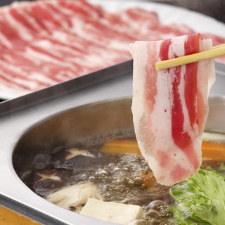 Our most popular black pork shabu shabu