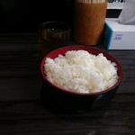 横浜家系らーめん 武術家 - 平成29年6月18日(日)再訪問・終日無料お代わり自由ライスを今回は大盛り注文