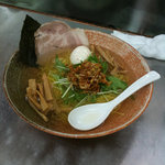 覆麺 智 - 塩ラーメン 白ハマグリだし! 