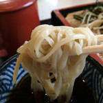 茂兵衛 - 「ざるそば」麺リフト