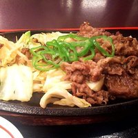 荒井屋 万國橋店 - 牛生姜焼き（アップ）（2017.6）