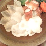 花海 - 鰈の薄造りと北海蛸の造り