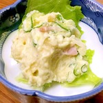 十八番 - 今日のお通しはポテサラ。