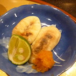 鮨処おざ喜 - 河豚白子焼 2017.6月