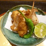 鮨処おざ喜 - 河豚唐揚げ 2017.6月