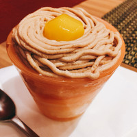 旬菜ステーキ処 らいむらいと - マロンパフェ