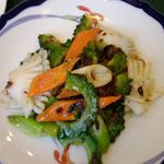 馨林 - イカとゴーヤの四川高菜炒め