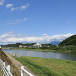 好来ラーメン - お店近くの球磨川（2017.6）