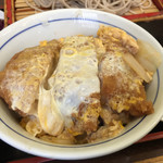満留賀 - カツ丼セットのもりそば！
950円