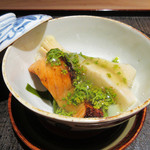 竹ざき - 9】七尾のさくら鱒 白子筍(大原野) 花山椒　