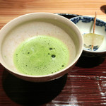 竹ざき - 最後】柳桜園の抹茶とお茶菓子