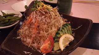 Yokaichi - 1706_よかいち_揚げジャコと野菜のサラダ＠500円