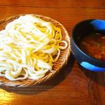 足柄古道万葉うどん - つけカレーうどん（大盛り）