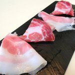 VIA Brianza - パスタメニュー 1000円 の生ハム盛り合わせ