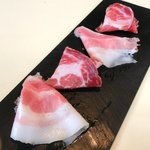 VIA Brianza - パスタメニュー 1000円 の生ハム盛り合わせ