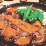 海老酔 - 北海道牛の塩麹ステーキ(^^)
