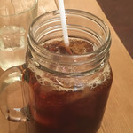 ラップスクレープ - アイスコーヒー。クレープとのセット価格で300円