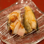 Sushi Kiichi - ハマグリとアナゴ。