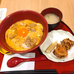 鳥開総本家 - 名古屋コーチン親子丼 唐揚げセット  ¥1,380