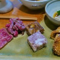 肉料理ふくなが - 前菜盛り合わせ