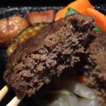 飛騨牛焼肉・韓国料理 丸明 - 飛騨牛ハンバーグ