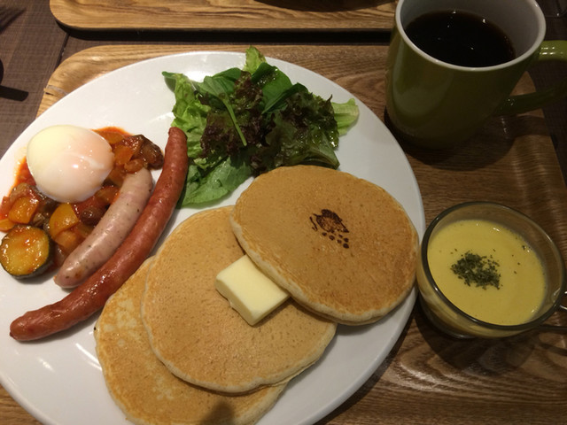 パンケーキでランチ By まめ太郎1号 閉店 キャンベルアーリ 福岡三越ラシック店 西鉄福岡 天神 パンケーキ 食べログ