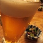 九州の旨かもん 旨か酒 くすお - まずは生ビール！