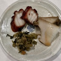 鮨 福原 - 蛸の柔らか煮＆鮑