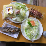 バーベキューハウス - 焼肉&野菜セット  焼きそば&野菜セット