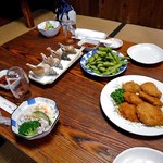 よし半 - はじめに並んでいた料理