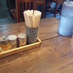 つけそば屋 麺楽 - 201706卓上