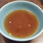 つけそば屋 麺楽 - 201706メンマ入り 超特盛り 1100円 スープ割り