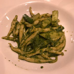 ビリエット - トロフィエとじゃがいも、インゲンのジェノベーゼ