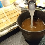 国分寺そば - 蕎麦湯で〆