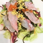 Restaurant L'Etroit - 本日の鮮魚と利尻昆布のサラダ