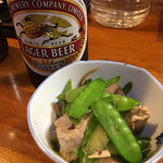 金ちゃん - お通しの鰹のなまり節…これ美味しい！