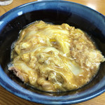 福原 松濤庵 - 親子丼♫鰹出汁の味が濃厚です( ^ω^ )