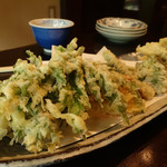 蕎麦庄 やまこし - 野菜の天ぷら