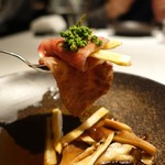 NARISAWA - 27.和牛サーロインのスキヤキ