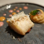 NARISAWA - 34.甘鯛のフリットと胡麻豆腐