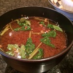 とんかつ マンジェ - 赤出汁