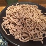 十割そば 東京バッソ - 170510水　東京　東京バッソ　田舎蕎麦（大盛り）