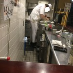 魚祥 - 170512金　東京　魚祥　厨房